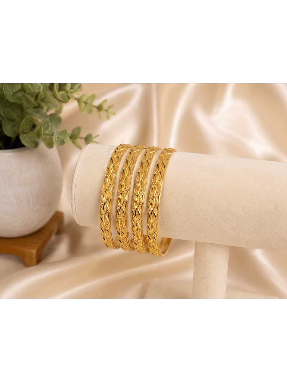 Gold Bangle Set
